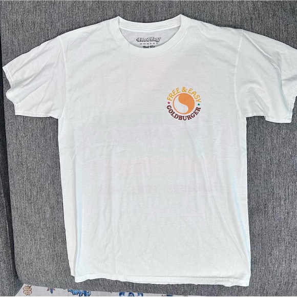 Free & Easy Goldburger Collab T Shirt Large - Picture 7 of 7